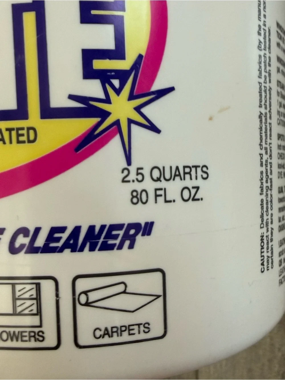 NEW Quick N Brite Cleaner Biodegradable As Seen on TV 2.37 Liters All Purpose